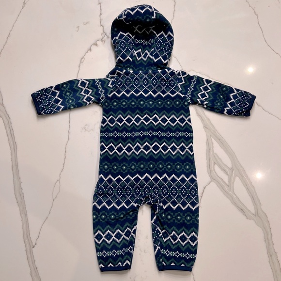 Winter Fleece Hoodie Jumpsuit - 6 Month - Picture 3 of 3